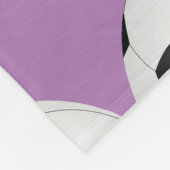 Fußball-Fußball-Fußball-Girl's Fleece Blanket (Ecke)