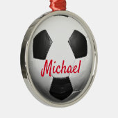 Fußball - Fußball - Fußball in Südamerika Ornament Aus Metall (Rechts)