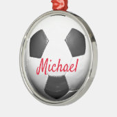 Fußball - Fußball - Fußball in Südamerika Ornament Aus Metall (Links)