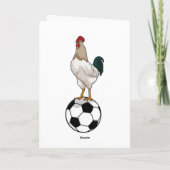 Fußball-Fußball-Fußball Karte (Rückseite)