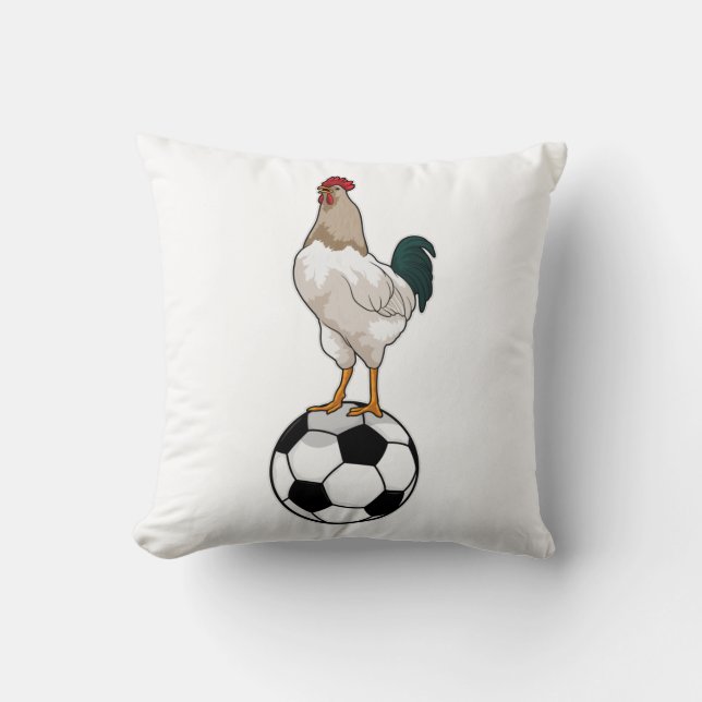 Fußball-Fußball-Fußball Kissen (Vorderseite)