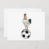 Fußball-Fußball-Fußball Postkarte (Vorne/Hinten)
