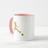 Fußball-Fußball-Fußball-Shooter | Cooler Blick auf Tasse (Vorderseite Links)