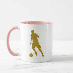 Fußball-Fußball-Fußball-Shooter   Cooler Blick auf Tasse