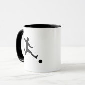 Fußball-Fußball-Fußball-Shooter | Fußball Tasse (Vorderseite Links)