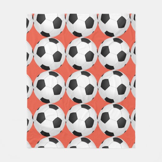 Fußball-Fußball-Fußball-Spieler Fleece Blanken (Vorderseite)