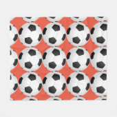 Fußball-Fußball-Fußball-Spieler Fleece Blanken (Vorderseite (Horizontal))