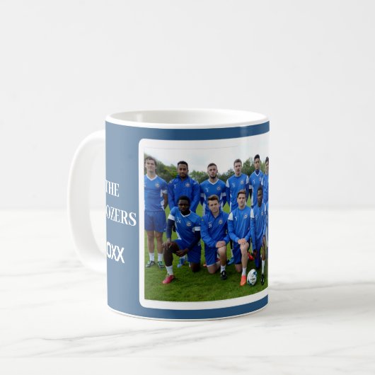 Fußball Fußball-Fußball-Spieler Geschenk Personali Kaffeetasse (Vorderseite Links)