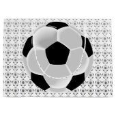 Fußball-Fußball Futbol Ball Große Geschenktüte (Vorderseite)