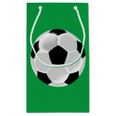 Fußball-Fußball Futbol Ball Kleine Geschenktüte (Rückseite)