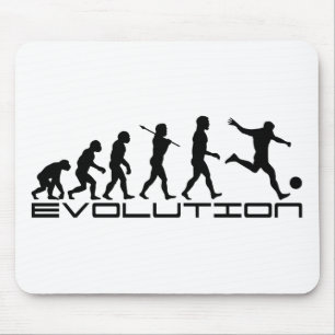 Fußball-Fußball Futbol Sport-Evolutions-Kunst Mousepad