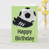 Fußball / Fußball Geburtstag Thema Fußball Ball Karte (Gelbe Blume)