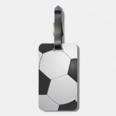 Fußball-Fußball Gepäckanhänger (Rückseite vertikal)
