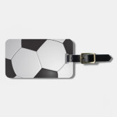 Fußball-Fußball Gepäckanhänger (Vorderseite horizontal)