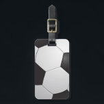 Fußball-Fußball Gepäckanhänger<br><div class="desc">Football Soccer Passen Sie Ihren Namen und Ihre Adresse auf der Vorlage an</div>