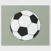 Fußball (Fußball) Geschenkpapier (Flach)
