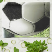 Fußball - Fußball Geschirrtuch (Gefaltet)