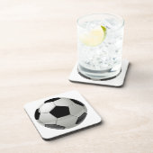 Fußball-Fußball Getränkeuntersetzer (Rechte Seite)