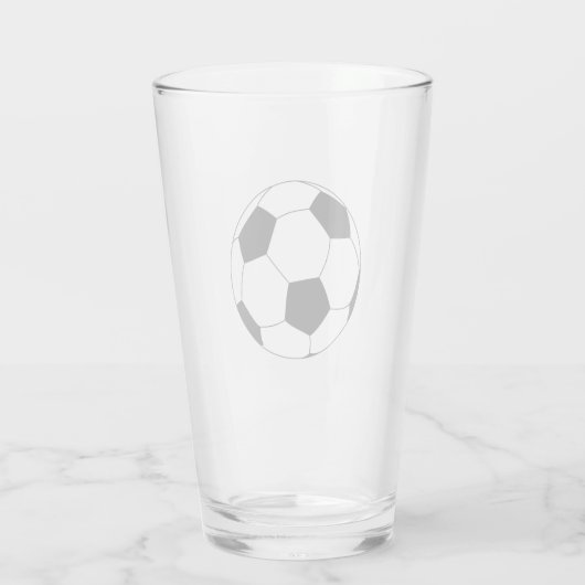 Fußball (Fußball) Glas (Rückseite)