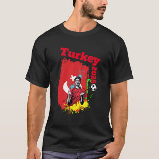 Fußball-Fußball-Goal-Feier Türkei Flag 2025 T-Shirt