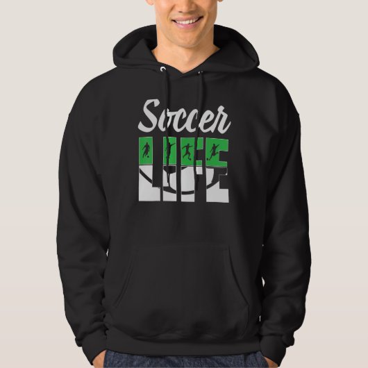 Fußball-Fußball Hoodie (Vorderseite)