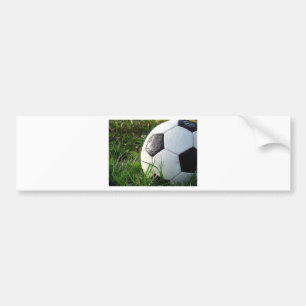 Fußball~ Fußball im Feld Autoaufkleber