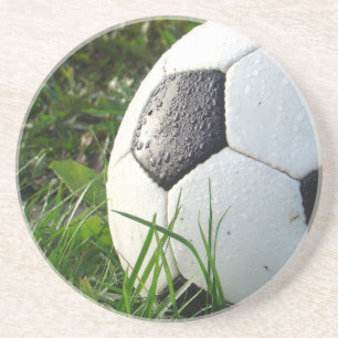 Fußball~ Fußball im Feld Untersetzer