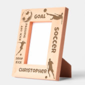 Fußball (Fußball) Individuelle Name Geätzte Rahmen (Links)