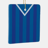 Fußball Fußball Jersey Name & Number Template Keramikornament (Rechts)