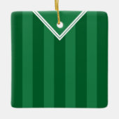 Fußball Fußball Jersey Name & Number Template Keramikornament (Vorderseite)
