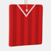 Fußball Fußball Jersey Name & Number Template Keramikornament (Rechts)