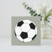 Fußball (Fußball) Karte (Stehend Vorderseite)