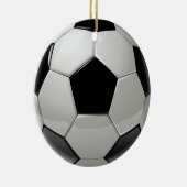 Fußball-Fußball Keramik Ornament (Rechts)