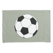 Fußball (Fußball) Kissenbezug (Vorderseite-Rechts)