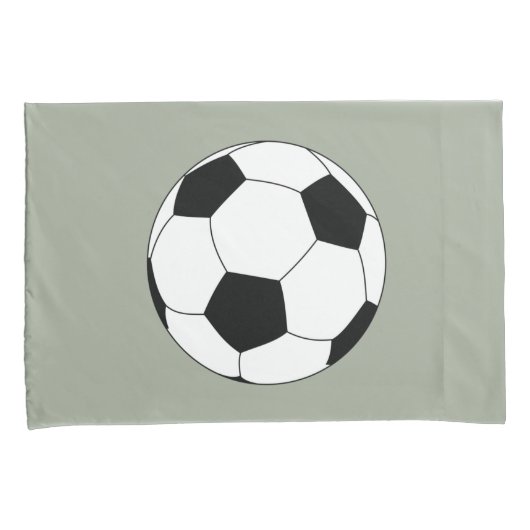 Fußball (Fußball) Kissenbezug (Vorderseite-Rechts)