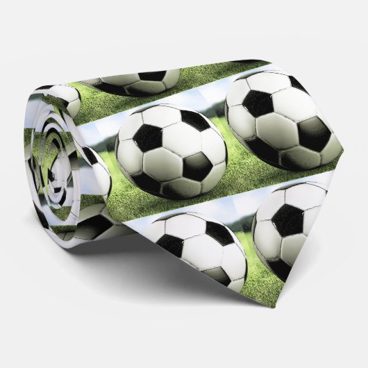 Fußball - Fußball Krawatte (Gerollt)