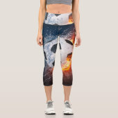 Fußball-/Fußball-Kugelkopf-Kissen Capri Leggings (Vorderseite)
