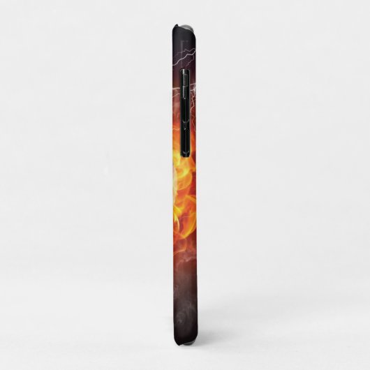 Fußball-/Fußball-Kugelkopf-Kissen Case-Mate iPhone Hülle (Hinten/Links)