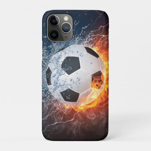 Fußball-/Fußball-Kugelkopf-Kissen Case-Mate iPhone Hülle (Rückseite)