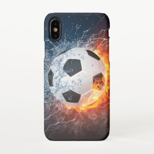 Fußball-/Fußball-Kugelkopf-Kissen iPhone Hülle
