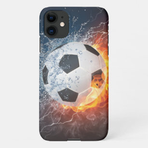 Fußball-/Fußball-Kugelkopf-Kissen iPhone 11 Hülle