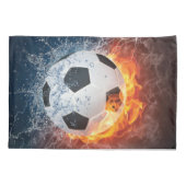 Fußball-/Fußball-Kugelkopf-Kissen Kissenbezug (Rückseite)