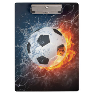 Fußball-/Fußball-Kugelkopf-Kissen Klemmbrett