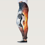 Fußball-/Fußball-Kugelkopf-Kissen Leggings (Links)