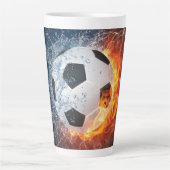 Fußball-/Fußball-Kugelkopf-Kissen Milchtasse (Vorderseite)