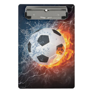 Fußball-/Fußball-Kugelkopf-Kissen Mini Klemmbrett