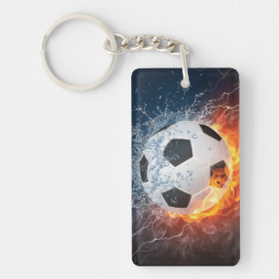 Fußball-/Fußball-Kugelkopf-Kissen Schlüsselanhänger