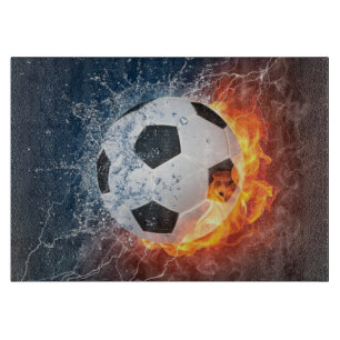 Fußball-/Fußball-Kugelkopf-Kissen Schneidebrett