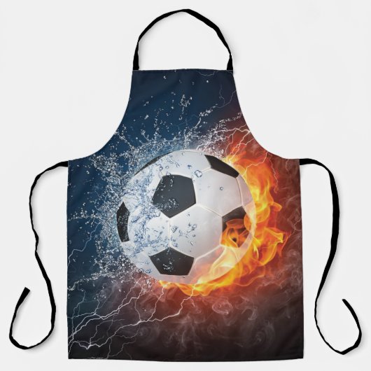 Fußball-/Fußball-Kugelkopf-Kissen Schürze (Vorderseite)