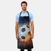 Fußball-/Fußball-Kugelkopf-Kissen Schürze (Getragen)